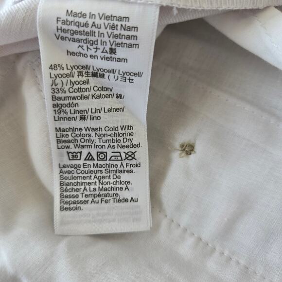 Madewell The Drapey Twill Pleated Short Size 6 NWT - Picture 10 of 12